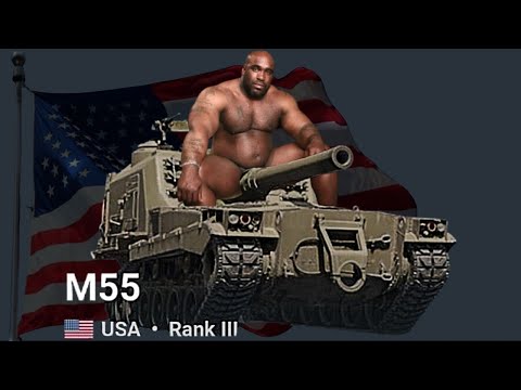 Видео: САМЫЙ БОЛЬШОЙ И МОЩНЫЙ СТВОЛ В ИГРЕ - M55 SPH в War Thunder