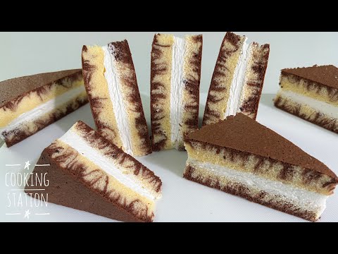 Видео: Нежный ванильно-шоколадный торт-сэндвич! Простой и Вкусный рецепт!