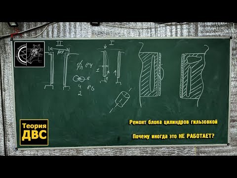 Видео: Ремонт блока цилиндров гильзовкой l Почему иногда это НЕ РАБОТАЕТ?