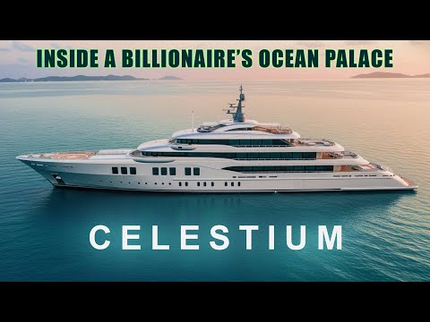 Видео: Суперъяхта Celestium 2026 года — футуристический дворец стоимостью 520 миллионов долларов, которы...