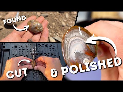 Видео: Доводим агат до совершенства, полируя его на плоском круге