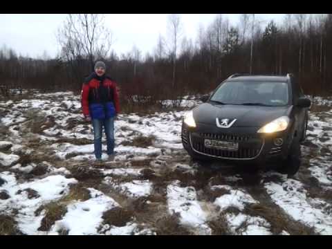 Видео: Tiguan vs Outlander (Peugeot 4007) по легкому бездорожью