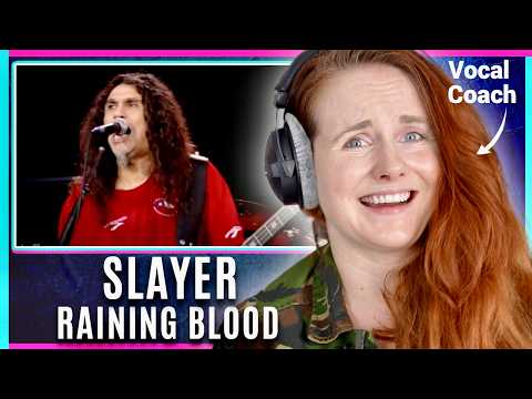Видео: Спорим, ты этого не сделаешь | Slayer - Raining Blood | Реакция и анализ преподавателя вокала