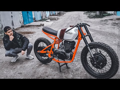Видео: ПЕРВЫЙ ЗАПУСК МОТОЦИКЛА ИЖ CAFE RACER