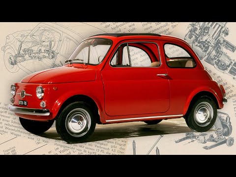 Видео: FIAT 500 • САМАЯ дешёвая ЛЕГЕНДА • ИСТОРИЯ автомобиля: из 50-х в 70-е
