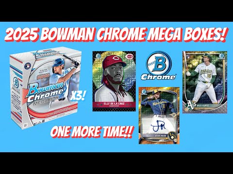 Видео: 🚨 /50 Prospect Auto!!! Мегабоксы Bowman Chrome 2025 года! 🔥