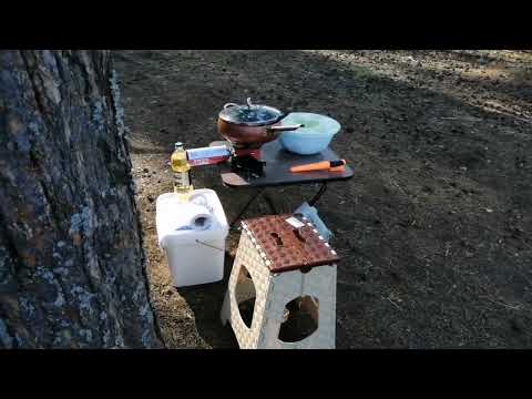 Видео: дорога на волгу, обустройство кемпинга в,, оленьем бору,, калязин