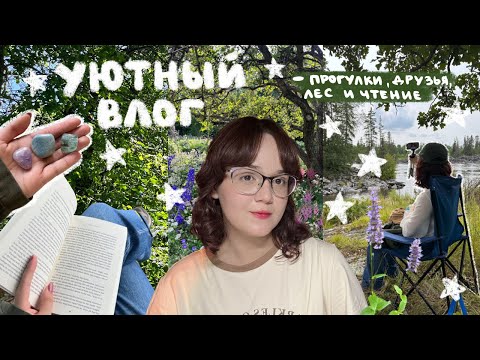 Видео: уютный влог: летние прогулки, лес и чтение