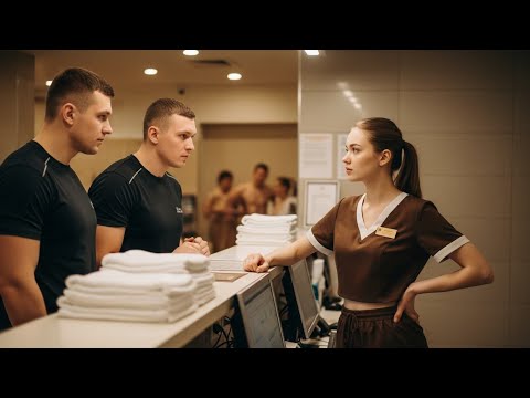 Видео: Братки наехали на скромную банщицу, но она оказалась капитаном спецназа.