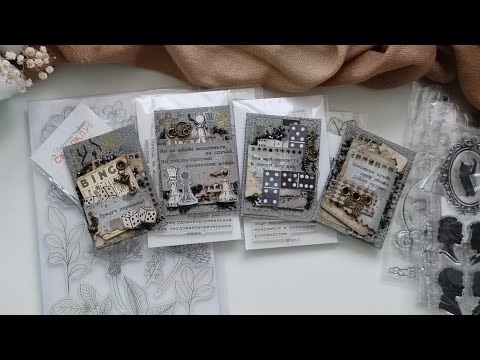 Видео: Обзор посылки, покупок/скрапбукинг