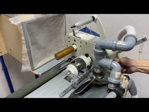 Видео: Бейкорезка б/у в отличном состоянии, резали на ней полотно куличка хлопок 100%.