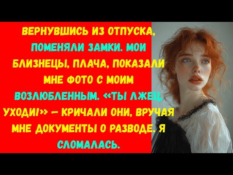 Видео: Замки поменяли. Мои дочери-близняшки дали мне фотографии измены и документы о разводе. аудиоистория.