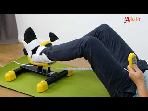 Видео: Тренажер после инсульта, для ДЦП. Реабилитационный тренажер для ног - Веломед. Обзор.