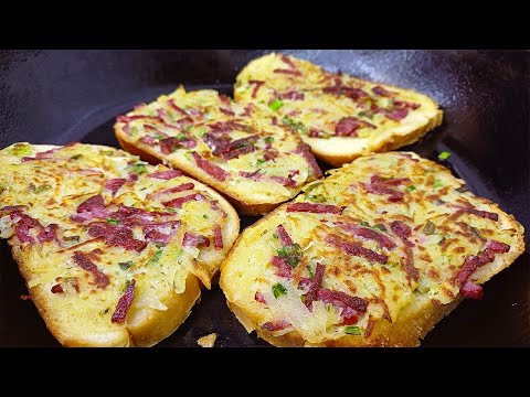 Видео: Завтрак за 10 минут! Горячие бутерброды ВКУСНЕЕ пиццы в 100 раз.