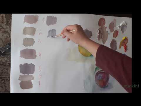 Видео: Как Да Правим Сиво Без Да Използваме Черно\ Уроци По Рисуване\Теория На Цвета\ Цветознание\ Живопис