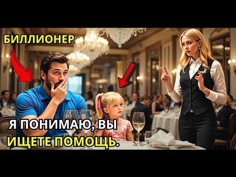 Видео: Миллиардер-отец-одиночка заметил 5 признаков, что официантка в опасности — не мог игнорировать