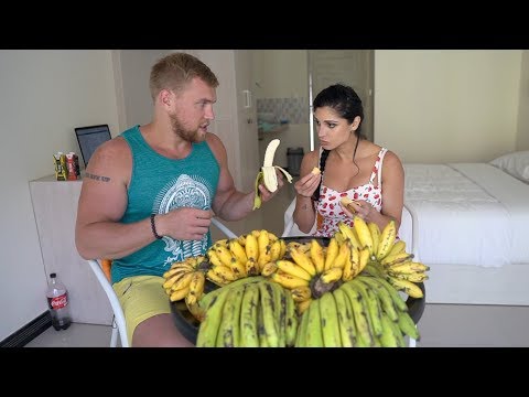 Видео: 120 Бананов ЗА РАЗ. CheatMeal Challenge 2. 120 Bananas.