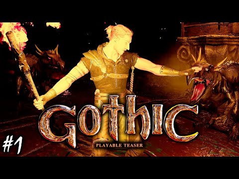 Видео: РЕМЕЙК ГОТИКИ | GOTHIC PLAYABLE TEASER | ОБЗОР ► Прохождение Cерия 1