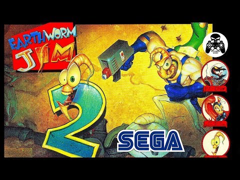 Видео: Earthworm Jim 2 SEGA/Genesis прохождение [60fps]