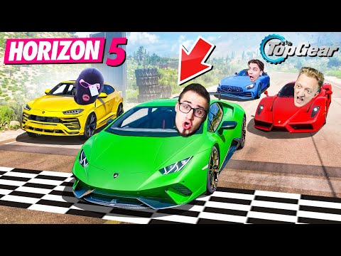 Видео: УСТРОИЛИ TOP GEAR ОТ БАНДЫ ЮТУБА В НОВОЙ FORZA HORIZON 5