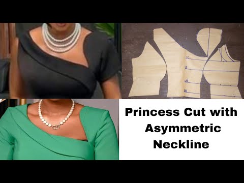 Видео: Бюстье Princess Dart с уникальным асимметричным вырезом | Пошаговое руководство для начинающих.