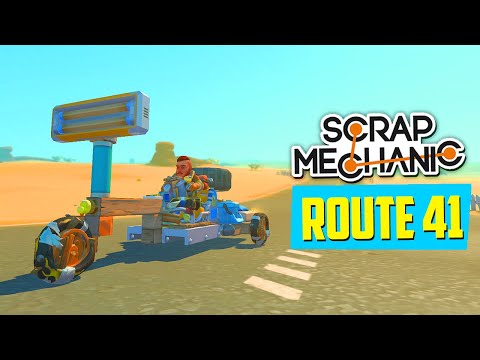 Видео: ХАРДКОРНОЕ ВЫЖИВАНИЕ в ПУСТОШИ. ROUTE 41 🚷 | SCRAP MECHANIC