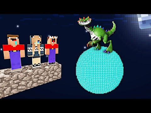 Видео: 2 НУБА И ДЕВУШКА ПРО ПОЛЕТЕЛИ НА ПЛАНЕТУ ПИАНОЗАВРА В МАЙНКРАФТ! | Глазастая Морда Minecraft