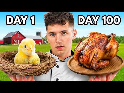 Видео: Я вырастил курицу и приготовил её!