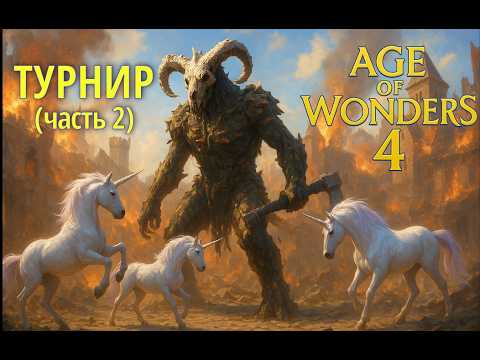 Видео: ТУРНИР Age Of Wonders 4. (2 часть)