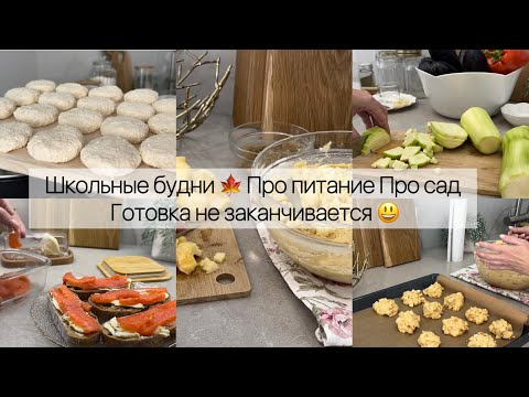 Видео: Школьные будни🍁 Про питание / Про сад 👩‍🍳Готовка не заканчивается