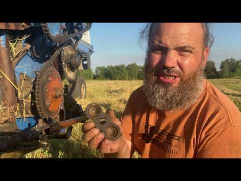 Видео: Уборка ячменя 2022г. комбайном Енисей-950. Не обошлось без поломок.