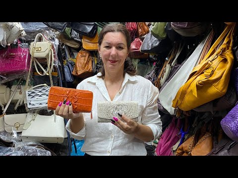 Видео: 🇮🇹🔥💥Новое поступление товара🇮🇹🔥 « кошельки и клатчи из кожи крокодила»