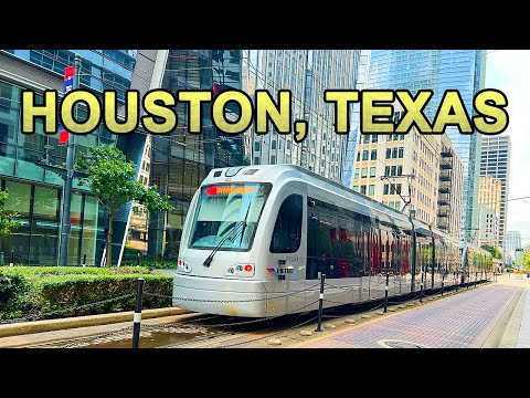 Видео: Хьюстон, Техас, США — Пешая экскурсия по Даунтауну Хьюстона — 4K