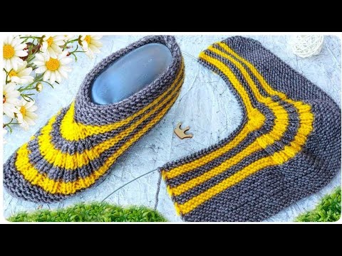 Видео: 👌СЛЕДКИ ЗА 2 ЧАСА!!!💥ЛЮБОЙ СМОЖЕТ СВЯЗАТЬ!!!💥Вязаные следки на двух спицах👌Подробный мастер класс