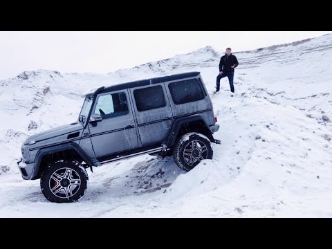 Видео: Тест Драйв Mercedes-Benz G500 4x4² [RUS/ENG SUBS] //TEST DRIVE