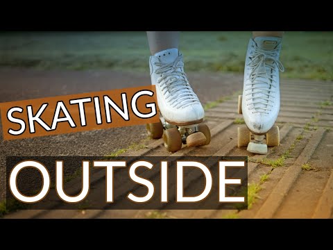 Видео: Катание на коньках на улице для начинающих — избегание препятствий и работа на разных поверхностях!