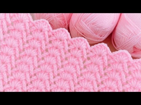 Видео: Очень уникальный ☀️ дизайн узора для вязания крючком 👌 идея для детского одеяла