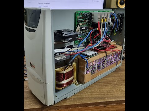 Видео: Сборка АКБ из БУ элементов 18650 для мощного ИБП