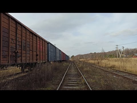 Видео: Прогулка по промышленной ж/д от деревни Крюково до города Чехова. Осенняя атмосфера и Чеховское ППЖТ