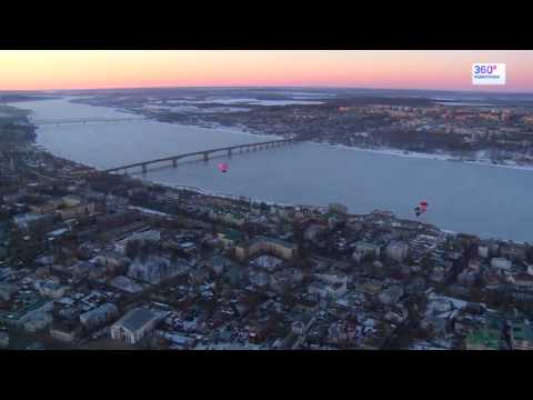 Видео: В движении 360  Воздушный шар