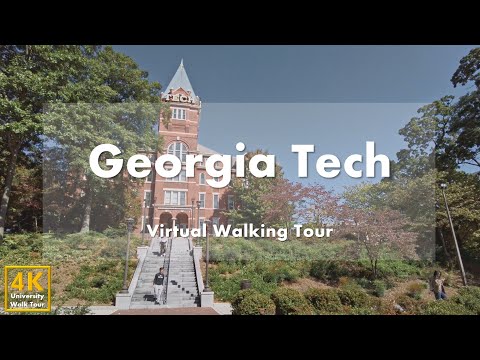 Видео: Georgia Institute of Technology [Часть 1] - Виртуальная пешеходная экскурсия [4k 60fps]