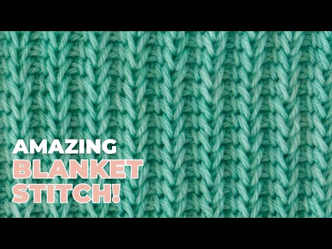 Видео: Великолепная тунисская резинка крючком (урок!)