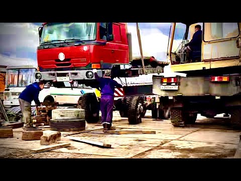 Видео: Две половинки ТАТРЫ! Ставим на колёса!