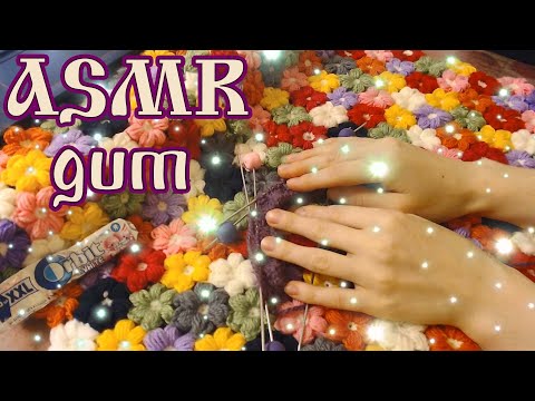 Видео: ASMR chewing 🎧💋 ASMR рукоделие | Жвачка | Нежный шепот 🧶💖🧶