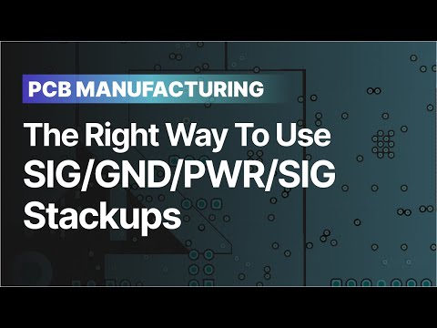 Видео: Правильный способ использования стеков SIG/GND/PWR/SIG