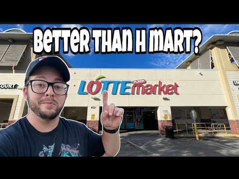 Видео: Лучше ли H Mart, чем Lotte Plaza Market? Экскурсия по магазину