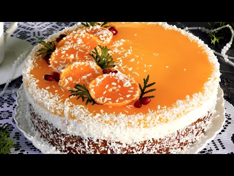 Видео: Праздничный Торт✨ Мандариновый Блюз🍊