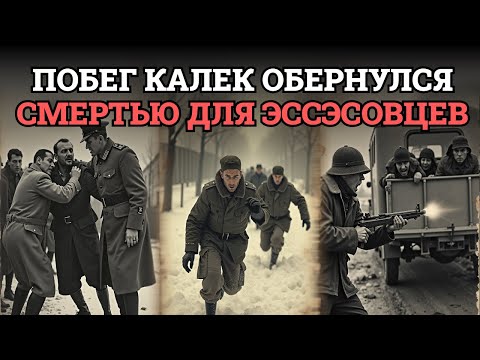 Видео: Что случилось, когда пленные-инвалиды вместо покорности обрушились на охранников и начали стрелять