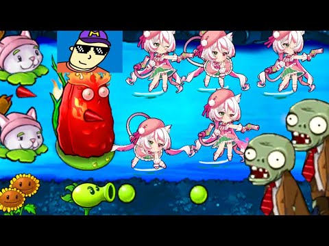 Видео: пвз, но аниме тянки держат огород! 😎 Plants VS Zombies Fusion Mod