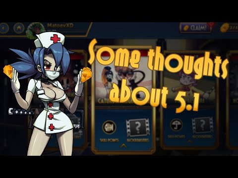 Видео: Немного мыслей об обновлении 5.1 - Skullgirls mobile